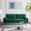 (Green) Velvet Sofa Modern 2 Seater Couches 8
