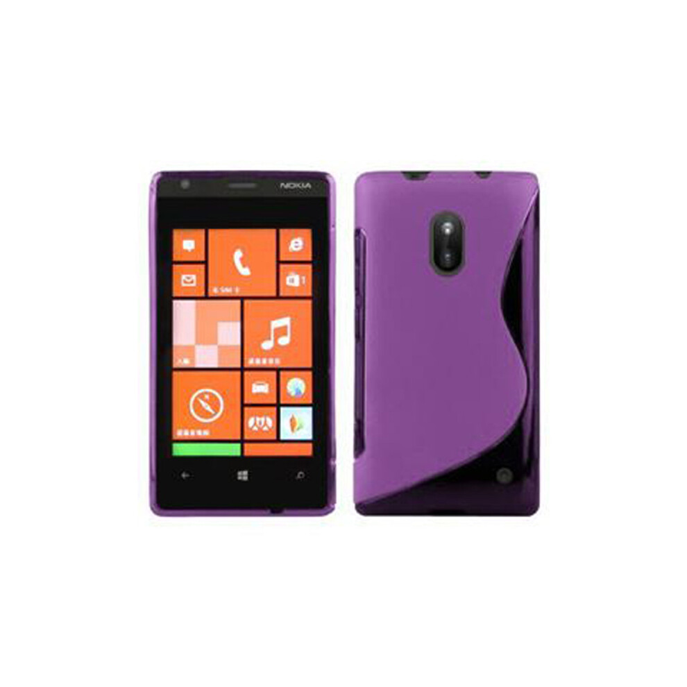 (PASTEL PURPLE) Cadorabo Case for Nokia Lumia 620 Cover Protection TPU Silicone Gel Back case-image-OPC-P8RNFSM-NEW