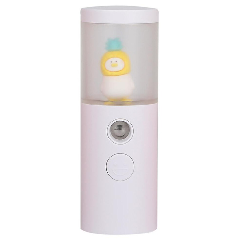 Portable Face Steamer Mini Cartoon Cute Girl Face Mister Facial Steamer Portable Nano Mist Sprayer