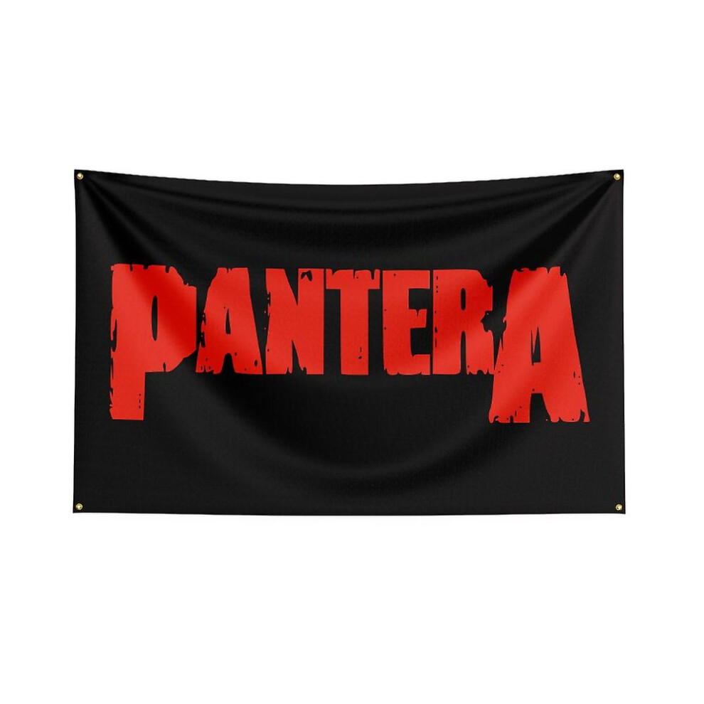(B, 60 x 90cm) 3x5 Ft Pantera Band Flag Polyester Digital Printed Music Team Banner