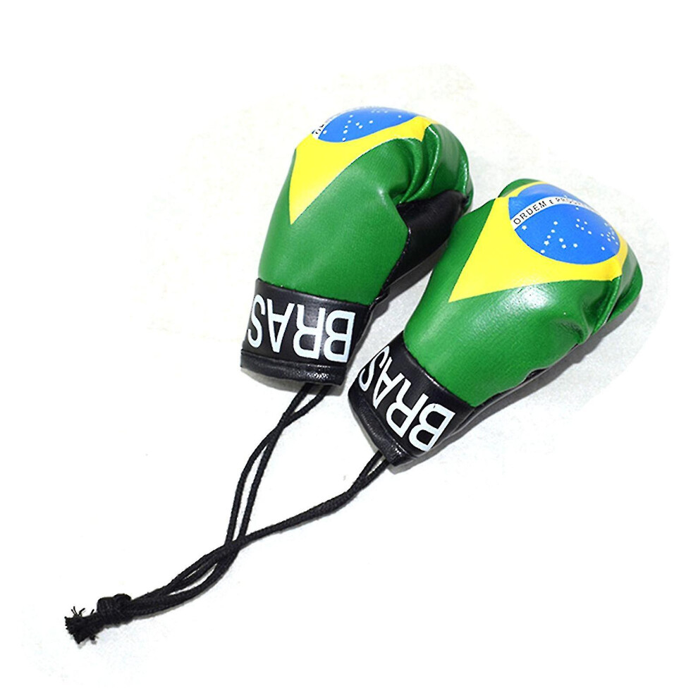 (Brazil) 10Cm Newborn Photography Props Mini Simulation Boxing Glove Boxing Flag Gloves 9033322593852