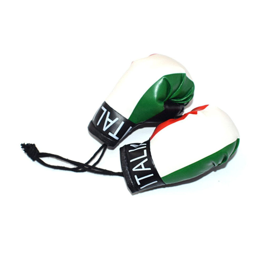 (Italy) 10Cm Newborn Photography Props Mini Simulation Boxing Glove Boxing Flag Gloves 9033322593944