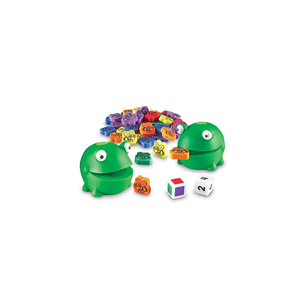 Learning Resources Froggy Feeding Fun Activity Set, Fine Motor Toy, 65 Pieces, Ages 3+