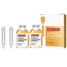 (2pcs) Eelhoe Collagen Astaxanthin Lifting Ampoule Dilutes Fine Lines Law Lines Moisturizing Firming Skin Essence Bx