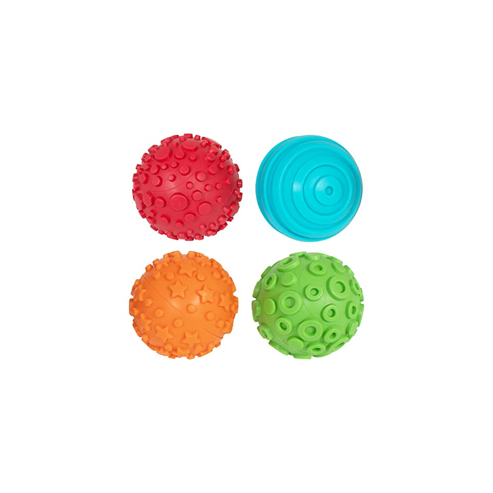 Photos - Other Toys READY 2 LEARN Paint and Dough Texture Spheres - Set of 4 - Ages 2 + - Mix and Match Sensory Fidget Toys for Toddlers - DIY T