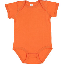 RABBIT SKINS Baby bl?d fin jersey kort?rmet bodysuit (4424) Orange 12M