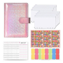 Budget Binder Cash Envelopes Wallet A6 Saving Binder Set Cash Stuffing Budget Wallet Money Organiser With Budget Sheet D