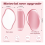Borrador de cristal YK-52 reutilizable, indoloro, rosa 6