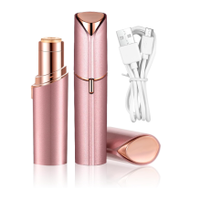 Chronus Facial Hair Removal for Women, Mini Epilator Portable Anytime, Suitable for Facial Bikini Peach Fluff on Beard Lips Chin, USB Charging(Pink)