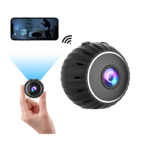 Chronus Mini Spy Cameras Hidden 1080P HD Wireless Camera with Night Vision Motion Detection, WiFi Camera Home Security Nanny Surveillance Cam(Black)