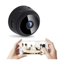Chronus Mini Spy Camera, Wireless Camera 1080P Full HD with Audio and Video, Hidden Secret Baby Monitor Home Security Surveillance Cam(Black)