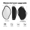 Borrador de cristal YK-52 reutilizable, indoloro, negro 6