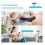 10X Zoom Light Socket Security Camera Outdoor/Indoor Wireless Security Camera,2mp Light Socket Camera 2.4g WiFi, Full Color Night Vision(White) 3
