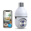 10X Zoom Light Socket Security Camera Outdoor/Indoor Wireless Security Camera,2mp Light Socket Camera 2.4g WiFi, Full Color Night Vision(White) 1