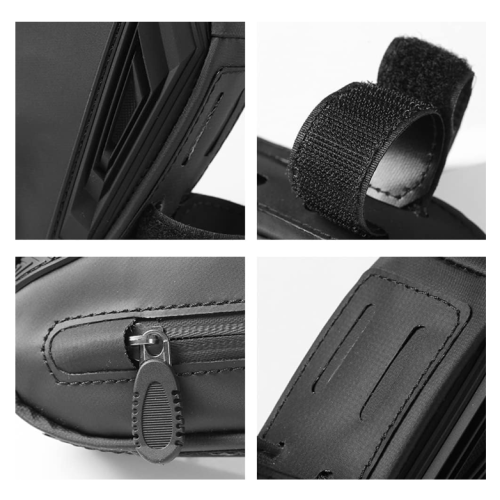 Sacoche de cadre de vélo étanche H012 noire 2