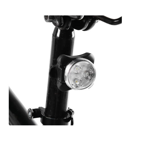 Bicycle Light Mountain Warning Tail Light Set USB Charging 650MA Front Light Tail Light Riding LED Bicycle Front Tail Warning Light(Black) 2