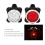 Bicycle Light Mountain Warning Tail Light Set USB Charging 650MA Front Light Tail Light Riding LED Bicycle Front Tail Warning Light(Black) 5