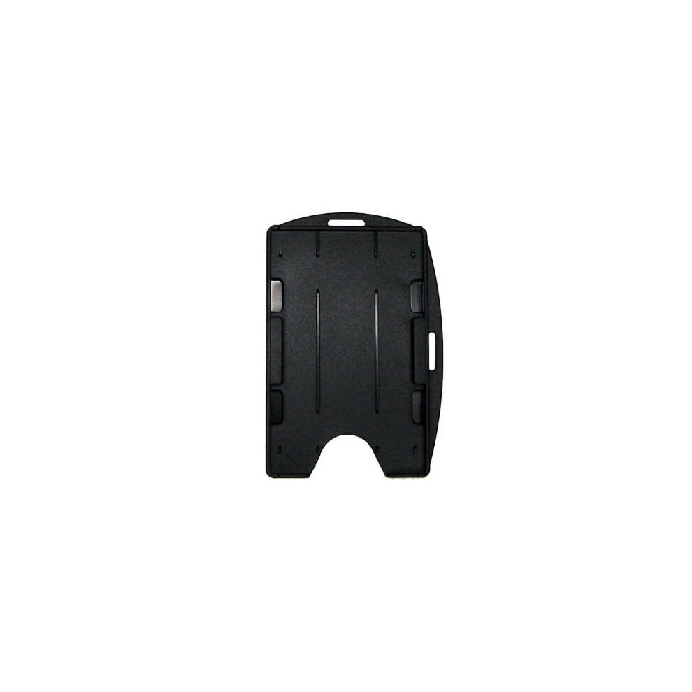 Specialist ID Black Dual Card ID Badge Holder - Holds 2 Cards - Rigid