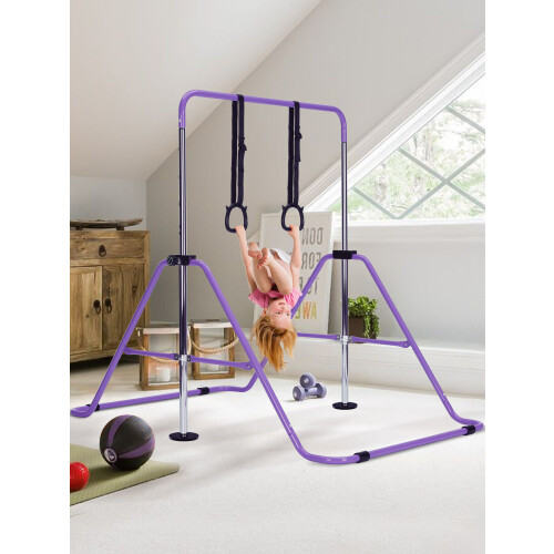 (2?Blue) Adjustable Kid Gymnastics Bar Training Bar 1