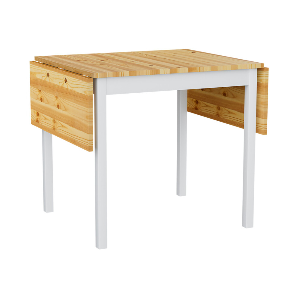 (Natural) Expandable Rectangular Wooden Dining Table