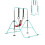 (3?Green) Adjustable Kid Gymnastics Bar Training Bar 1