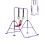 (4?Purule) Adjustable Kid Gymnastics Bar Training Bar 1