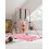 (5?Pink) Adjustable Kid Gymnastics Bar Training Bar 1