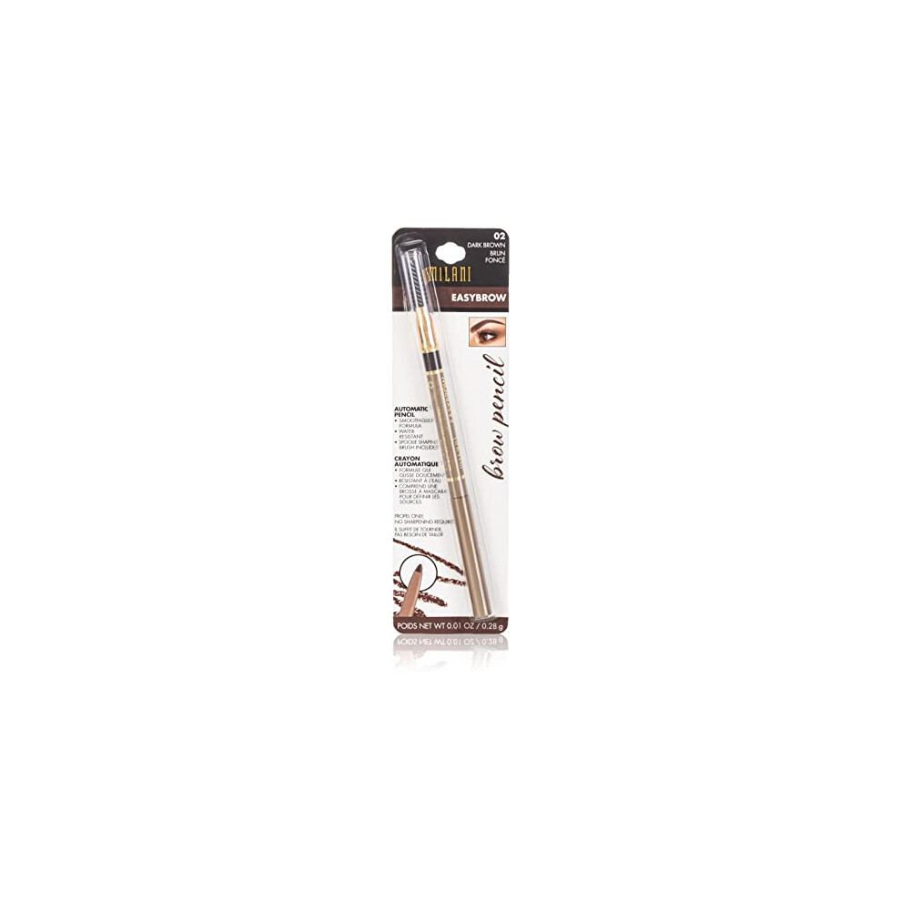 Photos - Eyeshadow Milani Easy Brow Automatic Pencil - 02 Dark Brown 