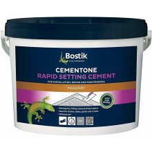 Bostik Cementone Rapid Setting Cement, Sets in 20 Minutes, Ideal for Emergency Filling and Patching Repairs, Waterproof, For Interior & Exterior Use