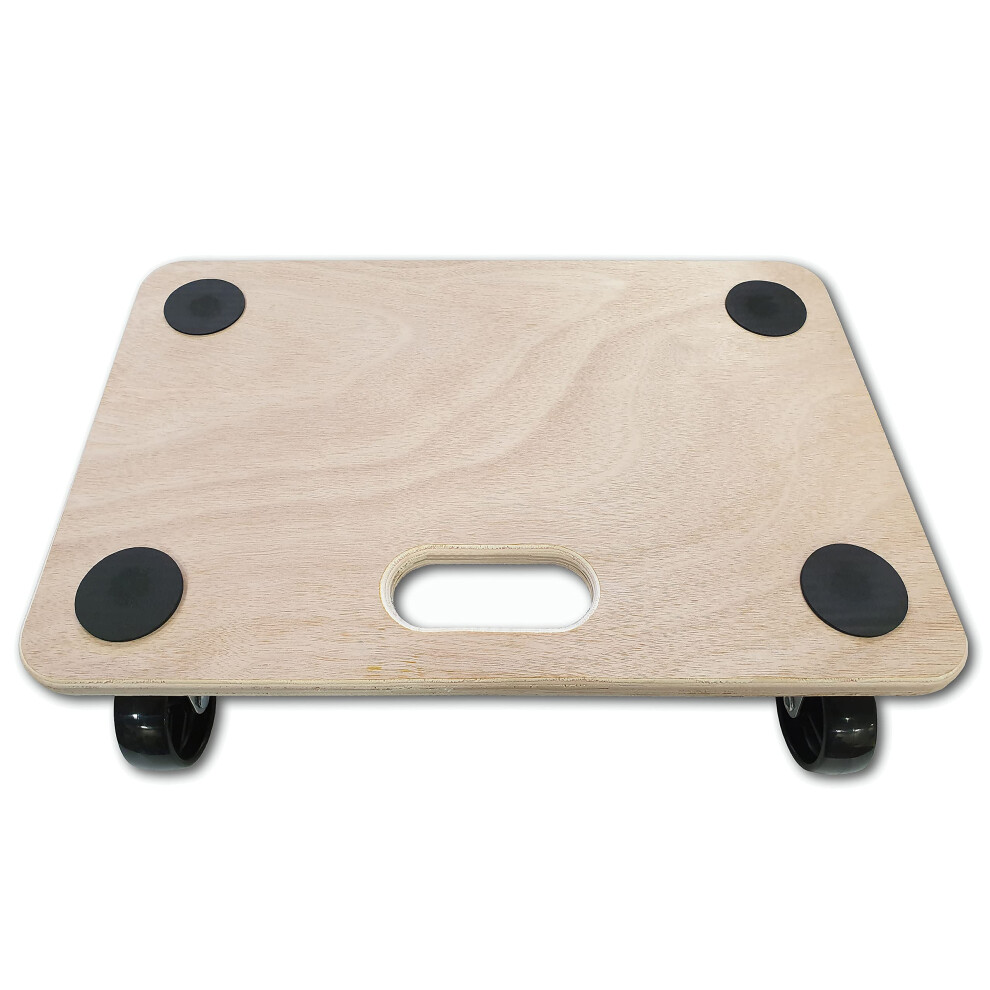 Move-It Platform Dolly With Grip Pads, Heavy-Duty Anti-Slip Transport Roller Trolley For Moving Furniture & Equipment, 180Kg Load Capacity 9315570110273