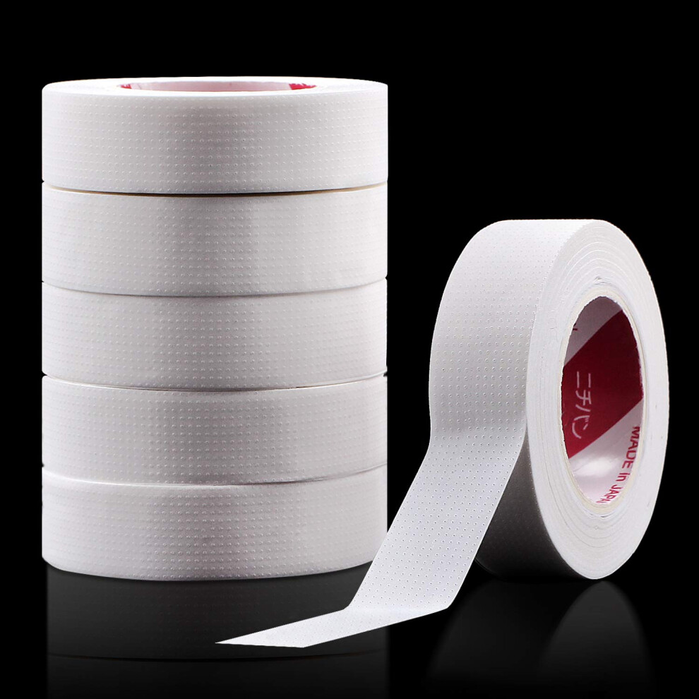 Fenshine Eyelash Extension Tape, 6 Rolls Japan Micropore Medical Soft Tape For Eyelash Extension,Eyelash Extension Supplies 9M Each Roll