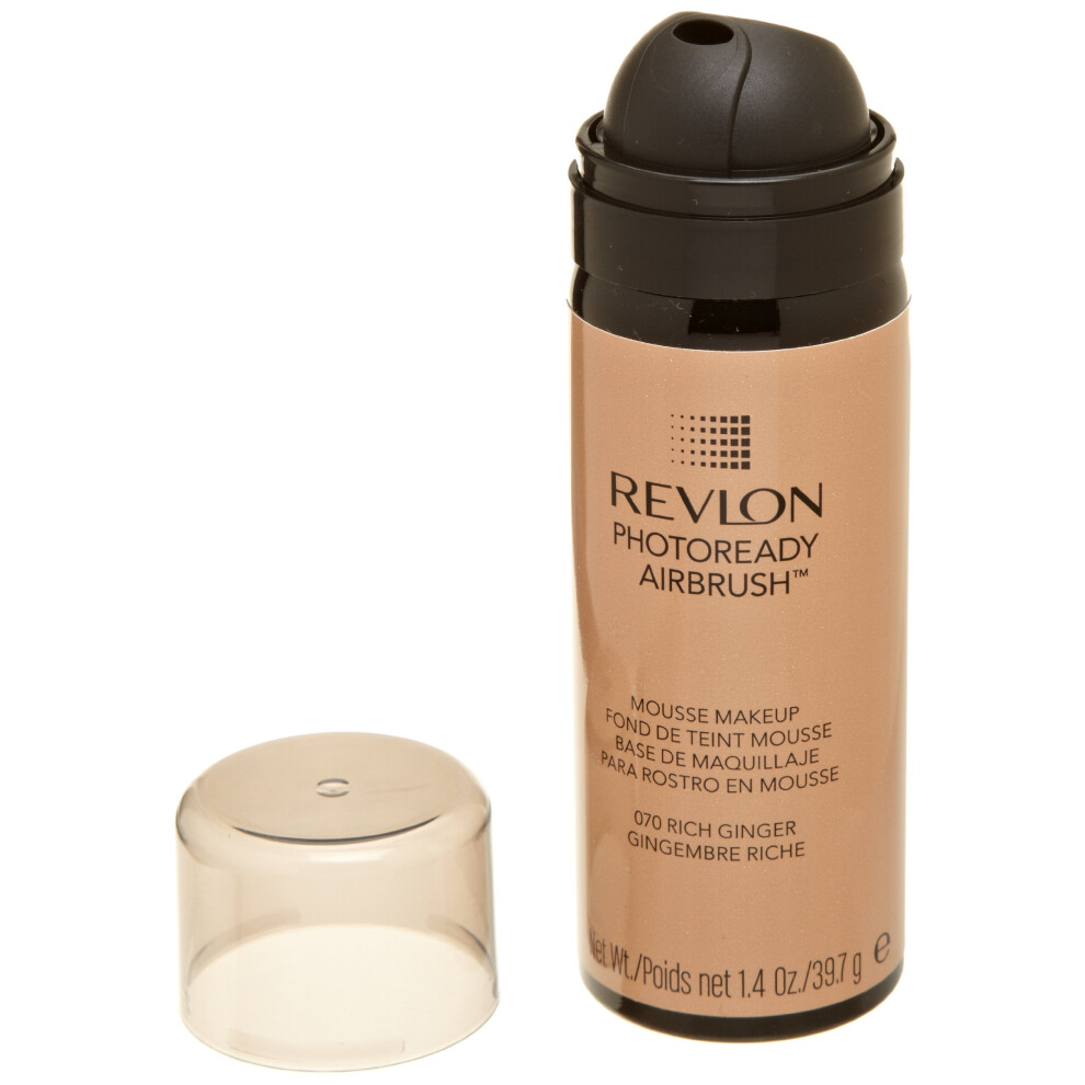 REVLON Photoready Airbrush Mousse Makeup, Rich ginger, 14 Ounce