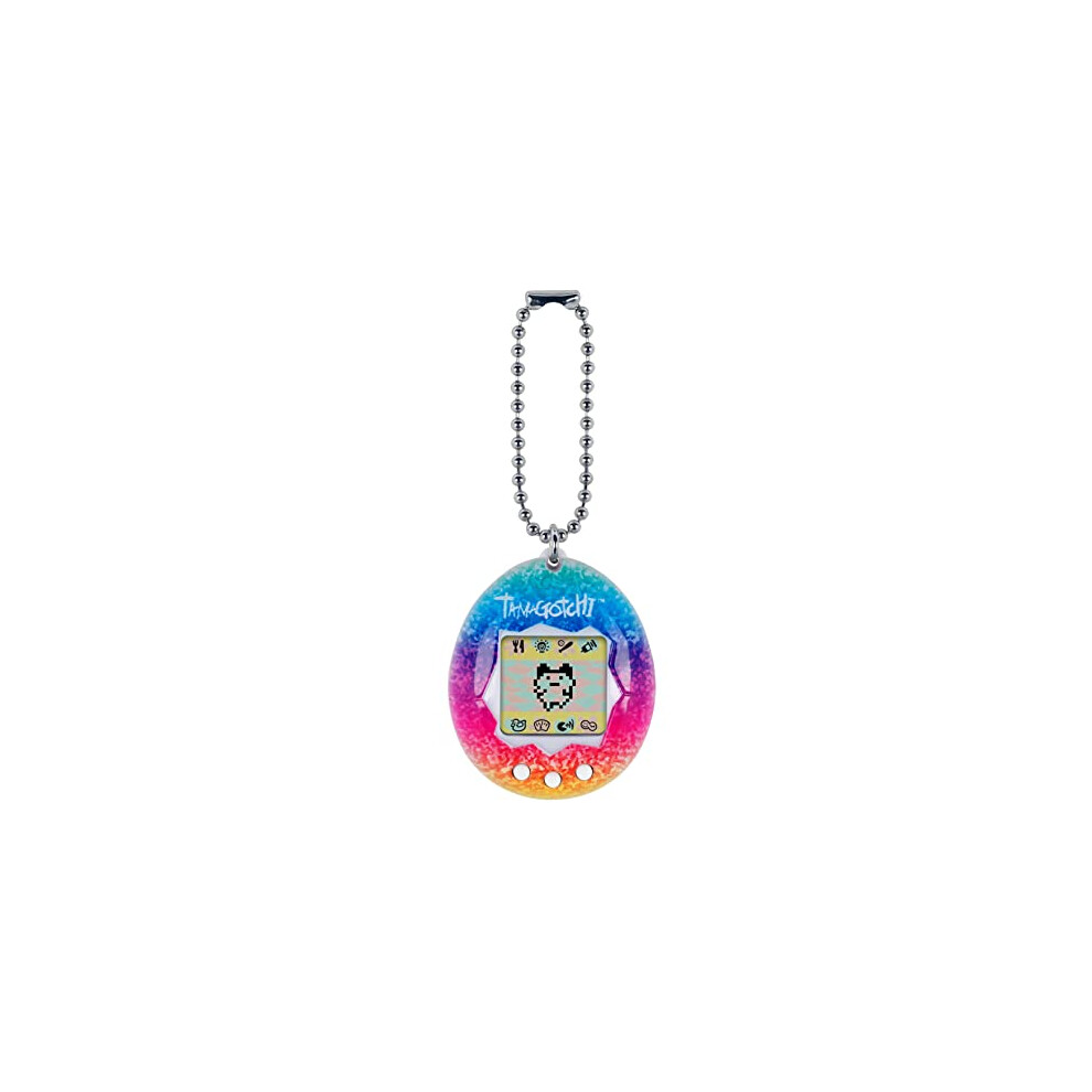 Photos - Other Toys Bandai Tamagotchi Original Rainbow Shell | Tamagotchi Original Cyber Pet 90s Adults and Kids Toy with Chain | Retro Virtual