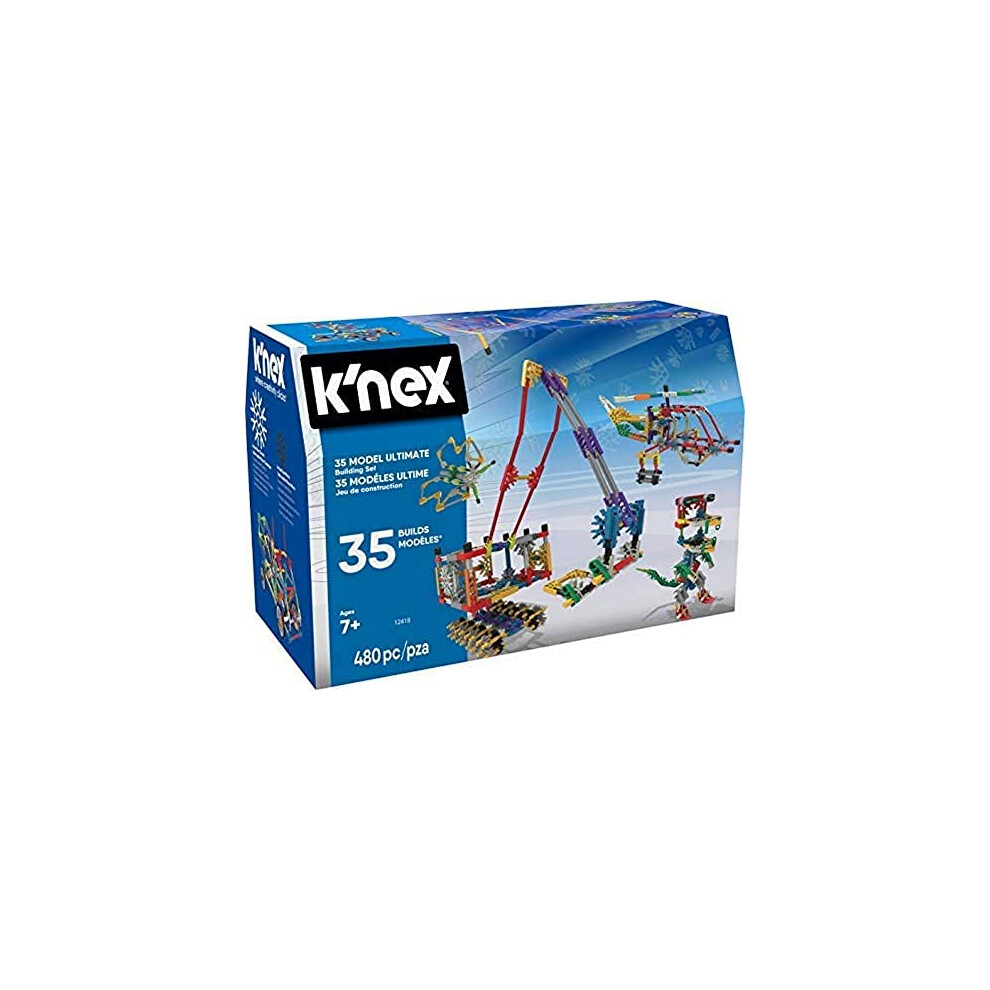 K'NEX | Ultimate Building Set 35 Model | Educational Toys for Kids, 480 Piece Engineering and Construction Stem Learning Kit