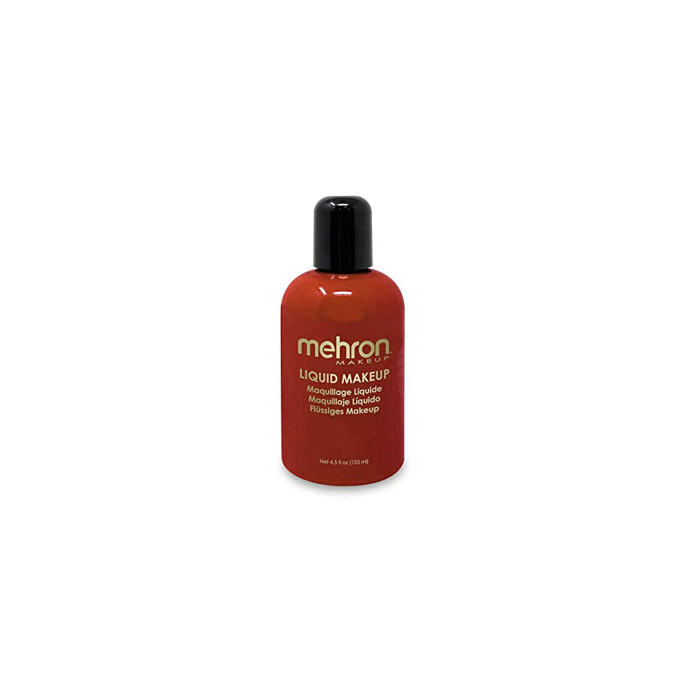 Mehron Makeup Liquid Face and Body Paint (4.5 oz) (Red)