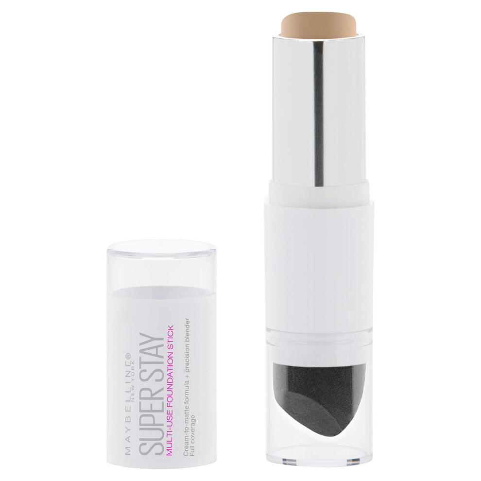 Maybelline New York Super Stay Foundation Stick For Normal to Oily Skin, Buff Beige, 025 oz