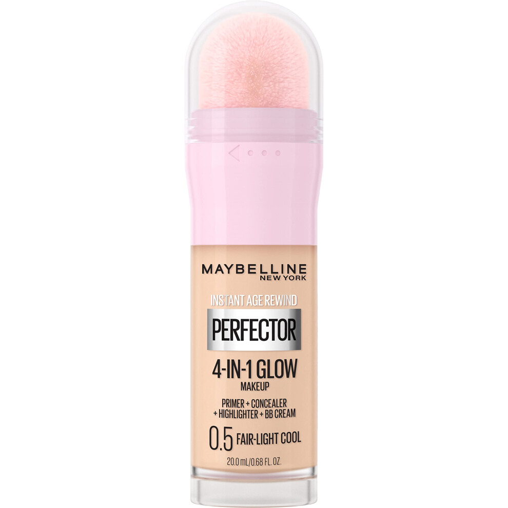 Maybelline New York Instant Age Rewind Instant Perfector 4-In-1 glow Makeup, FairLight cool