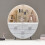 Living And Home (Grey) Dustproof Round Cosmetic Storage Box Organizer 1
