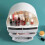 Living And Home (Grey) Dustproof Round Cosmetic Storage Box Organizer 5