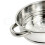 NEW 3PC STAINLESS STEEL STEAMER COOKER POT SET PAN COOK FOOD GLASS LIDS COOKWARE 3