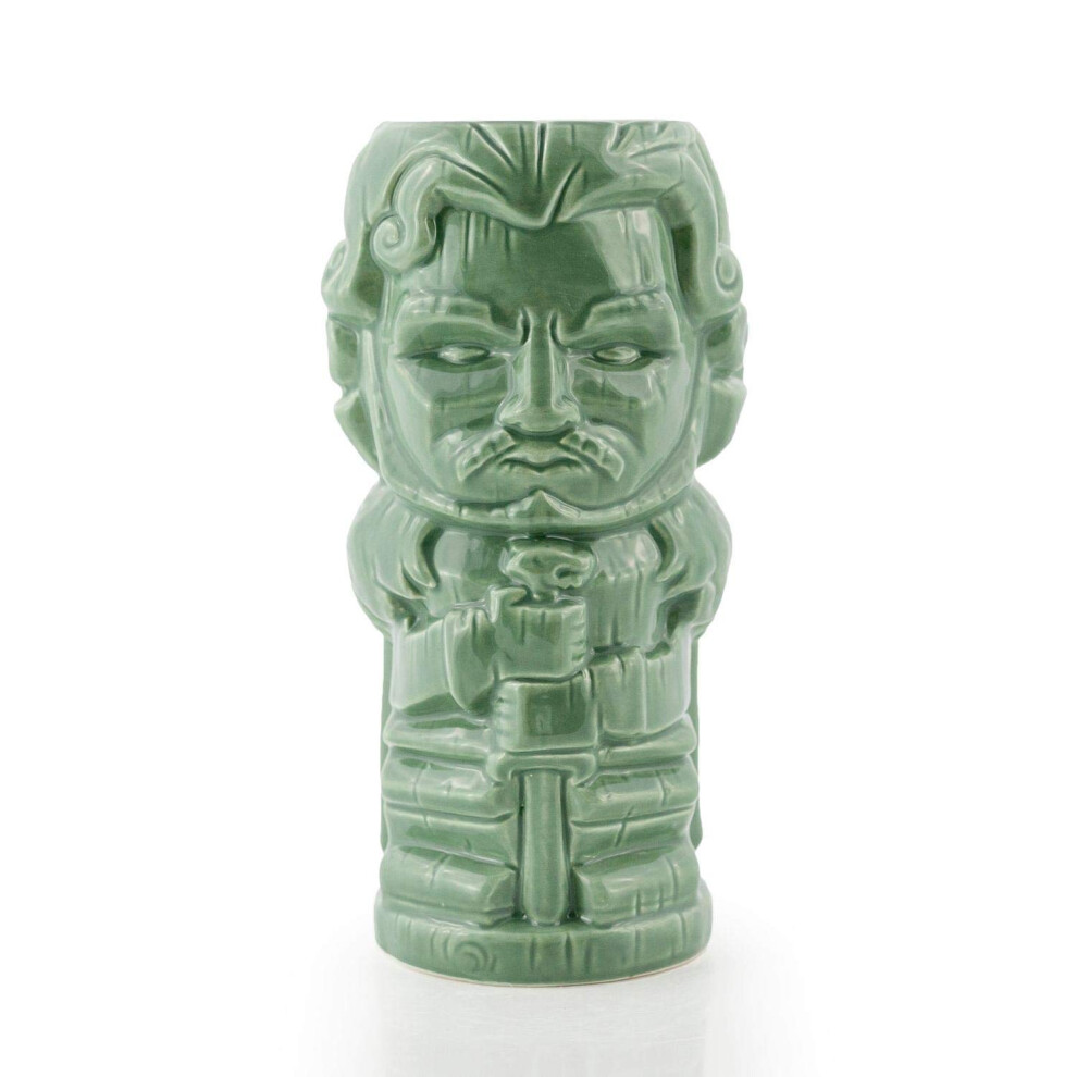 Photos - Mug / Cup geeki Tikis game Of Thrones Jon Snow Mug Official game Of Thrones Tiki Style ceramic cup Holds 17 Ounces