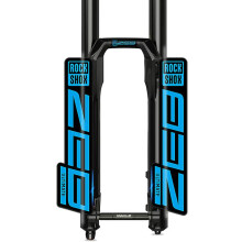 (blue black btm) Otwoo Readu 2021 Rockshox Zeb Ultimate Mountain Bike Front Fork Decals Bicycle Front Fork Stickers Bike Accessories