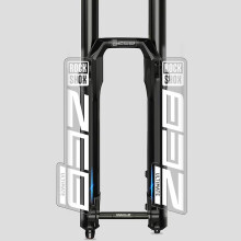 (white clean btm) Otwoo Readu 2021 Rockshox Zeb Ultimate Mountain Bike Front Fork Decals Bicycle Front Fork Stickers Bike Accessories