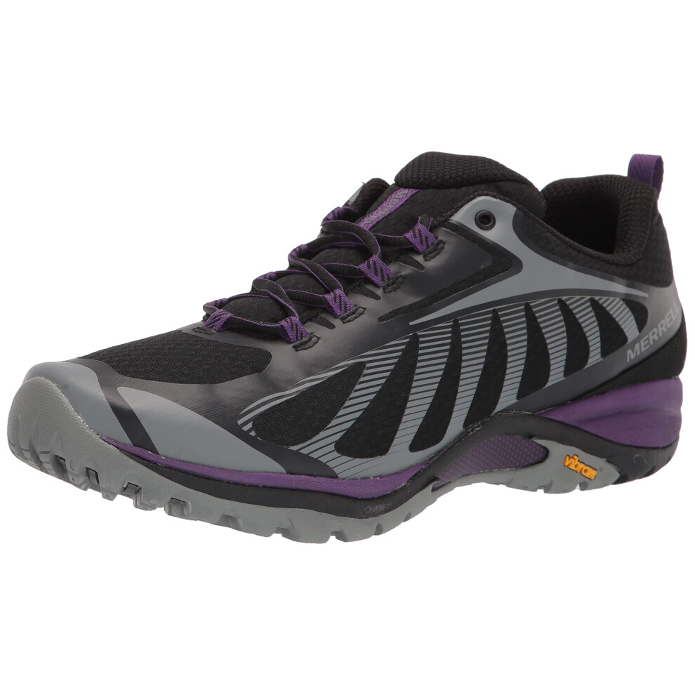 Merrell womens Siren Edge 3 Hiking Shoe, Black/Acai, 5 US