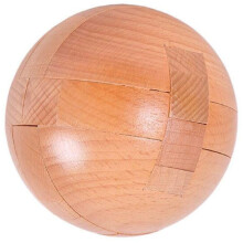 Handgemaakt Houten Puzzel Magische Bal Breinbrekers Speelgoed Grote Houten Bal Slot Logica Puzzel