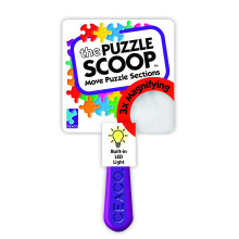 ceaco - The Puzzle Scoop - A Lifting, Moving, Illuminating, and Magnifying Puzzle Accessory for All Puzzlers