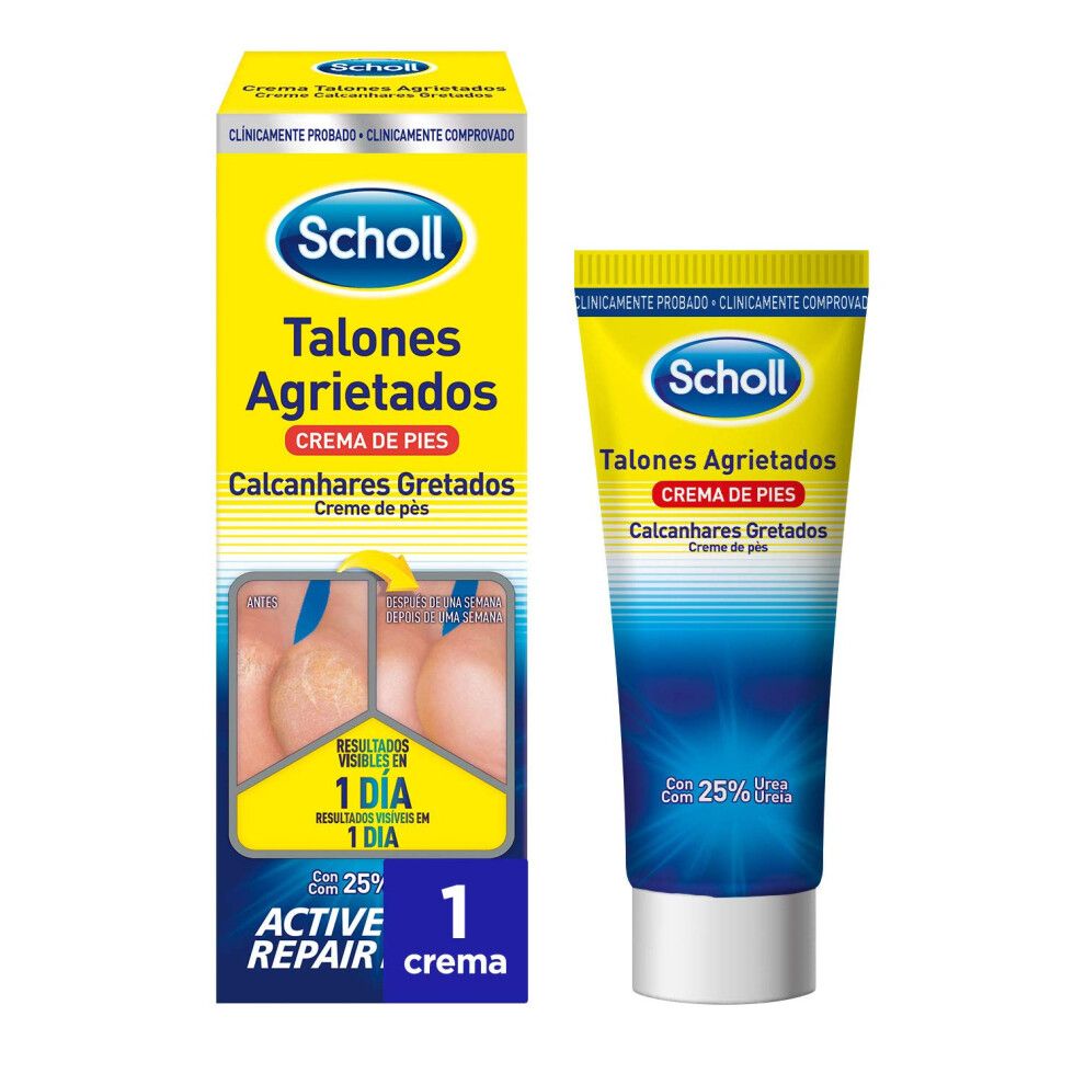 Scholl Reconstitutive cream For cracked Heels Active Repair K+ 60Ml