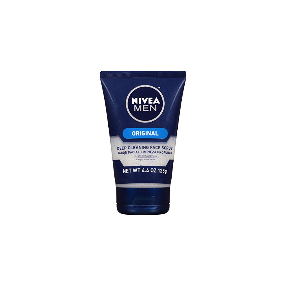 NIVEA Men Original Deep Cleaning Face Scrub 4.4 Ounce