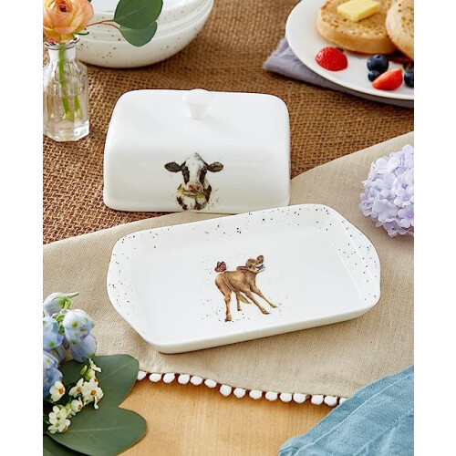 Wrendale Wrendale Designs Covered Butter Dish - Cow 2