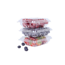JAK Industrial Confezione da 42 - Contenitori per bacche in plastica trasparente da 6 once con coperchi a conchiglia - Per mirtilli, lamponi, mor